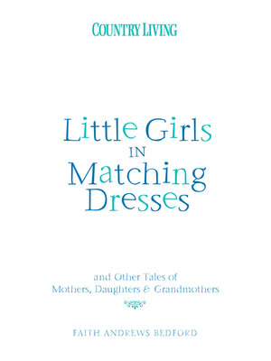 cover image of Little Girls in Matching Dresses